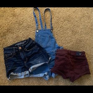 Jean Short + Overall Bundle